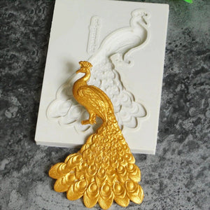 Silikonform - Peacock - Bastelschachtel - Silikonform - Peacock
