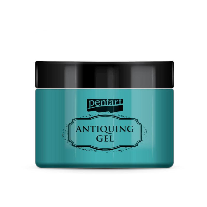 Pentart Antik-Effekt Gel 150ml - patina blau
