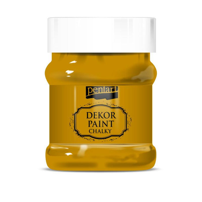 Pentart Dekor Paint Chalky matt 230ml - senfgelb