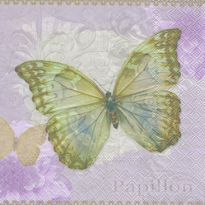 Serviette - Papillon