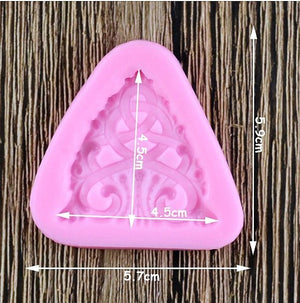 Silikonform - Vintage triangle - Bastelschachtel - Silikonform - Vintage triangle