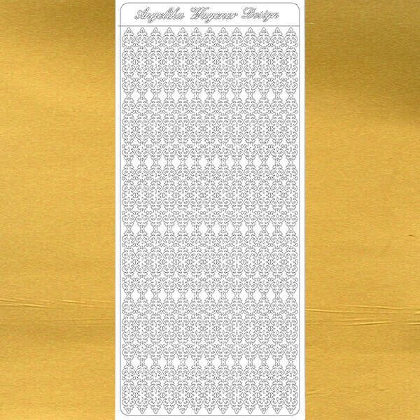 Konturensticker - Oriental Streifen gold