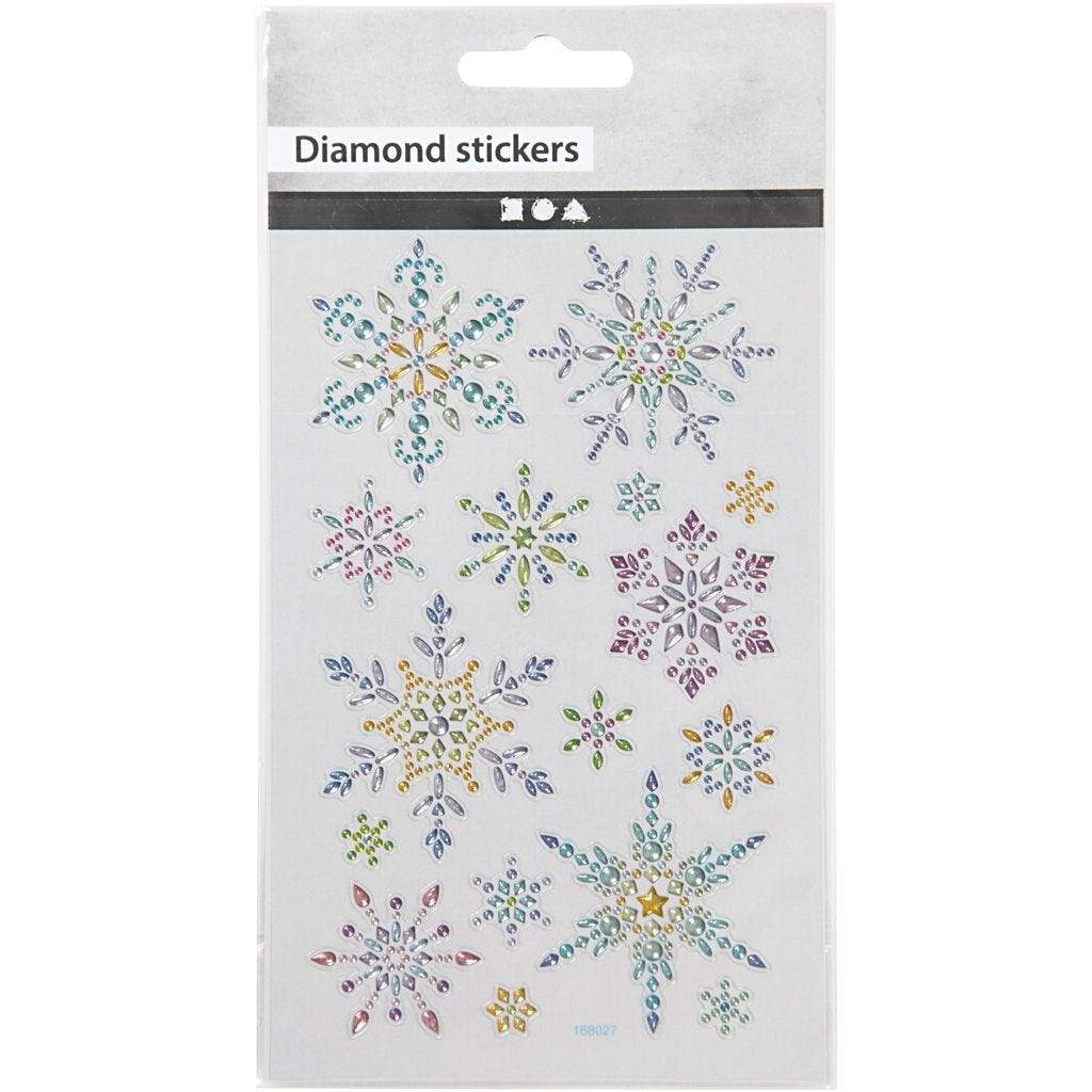 Diamond Sticker - Snowflakes - Bastelschachtel - Diamond Sticker - Snowflakes