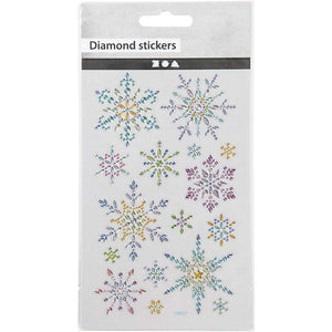 Diamond Sticker - Snowflakes - Bastelschachtel - Diamond Sticker - Snowflakes