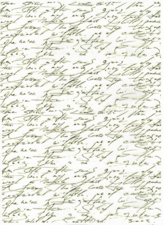 Motiv Transparentpapier A4 - Handwriting 1. - Bastelschachtel - Motiv Transparentpapier A4 - Handwriting 1.