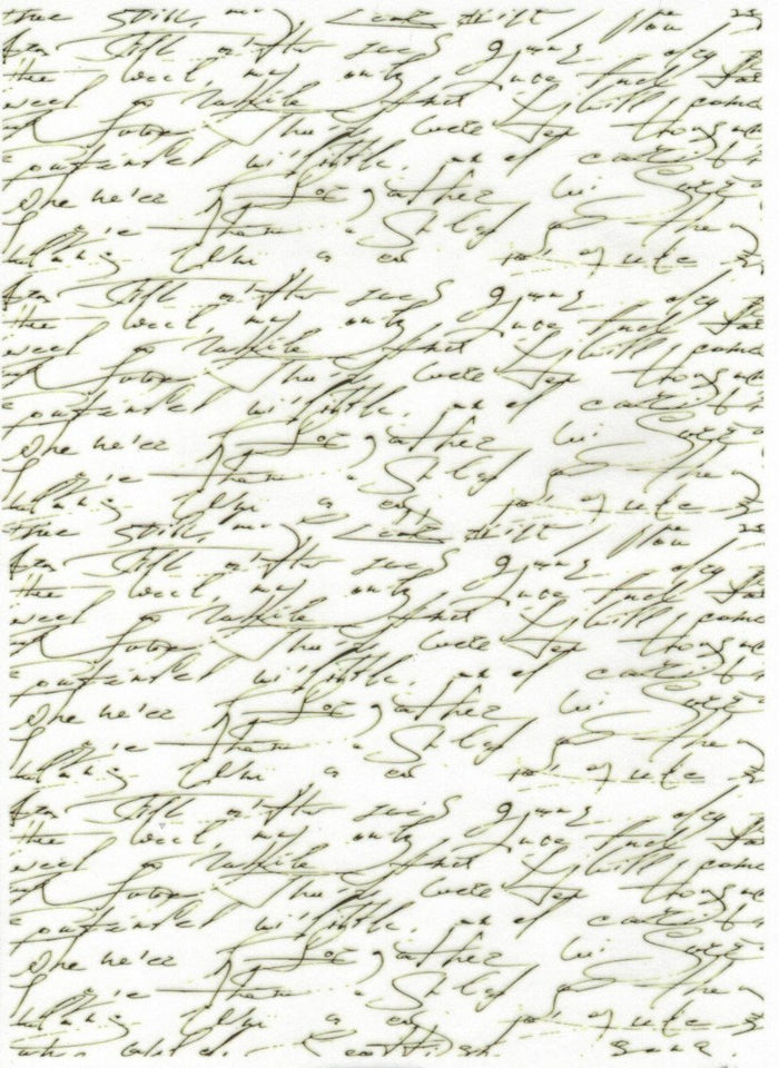 Motiv Transparentpapier A4 - Handwriting 1.