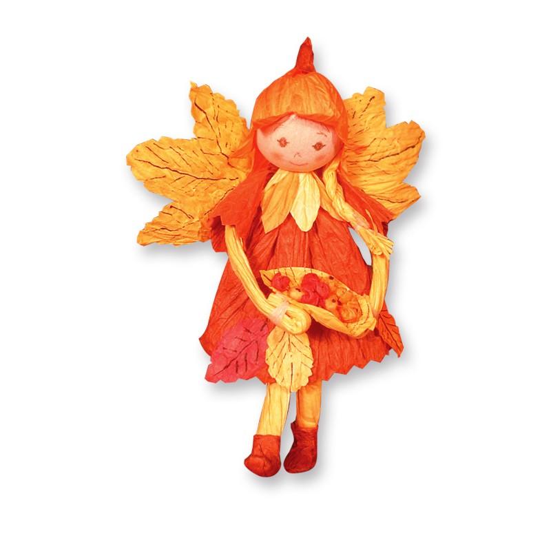 Bastelset aus Papierband - Herbstfee - Bastelschachtel - Bastelset aus Papierband - Herbstfee