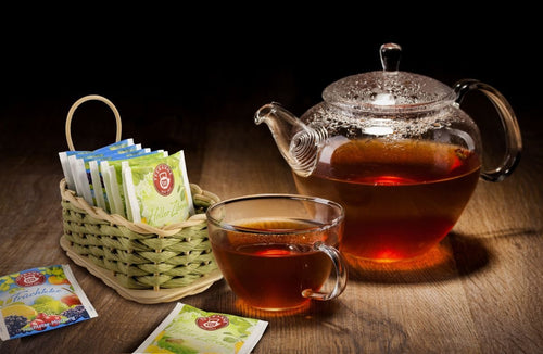 Bastelset aus Peddigrohr - Teefilterbehälter mit Papierschnur - Bastelschachtel