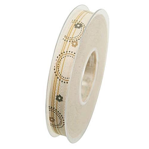 Baumwollband “Alexis“, braun - Bastelschachtel