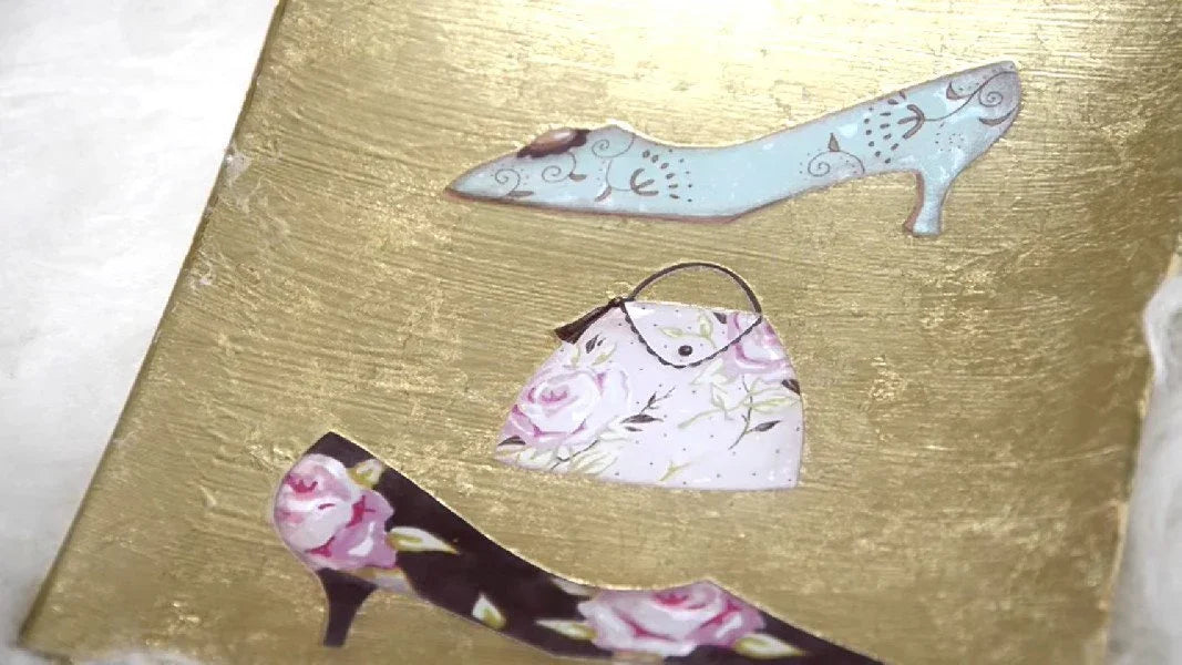 Blattmetall Set 14x14cm - deko V01 - Bastelschachtel