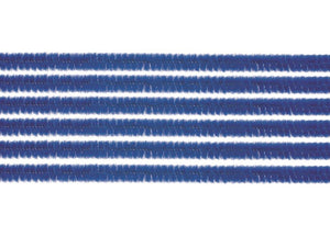 Chenilledraht / Biegeplüsch blau - Bastelschachtel - Chenilledraht / Biegeplüsch blau