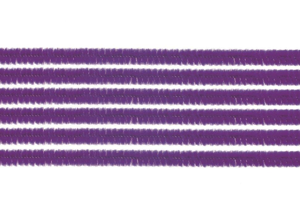 Chenilledraht / Biegeplüsch lila - Bastelschachtel