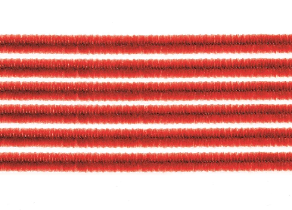 Chenilledraht / Biegeplüsch rot - Bastelschachtel - Chenilledraht / Biegeplüsch rot