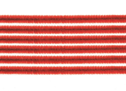 Chenilledraht / Biegeplüsch rot - Bastelschachtel - Chenilledraht / Biegeplüsch rot