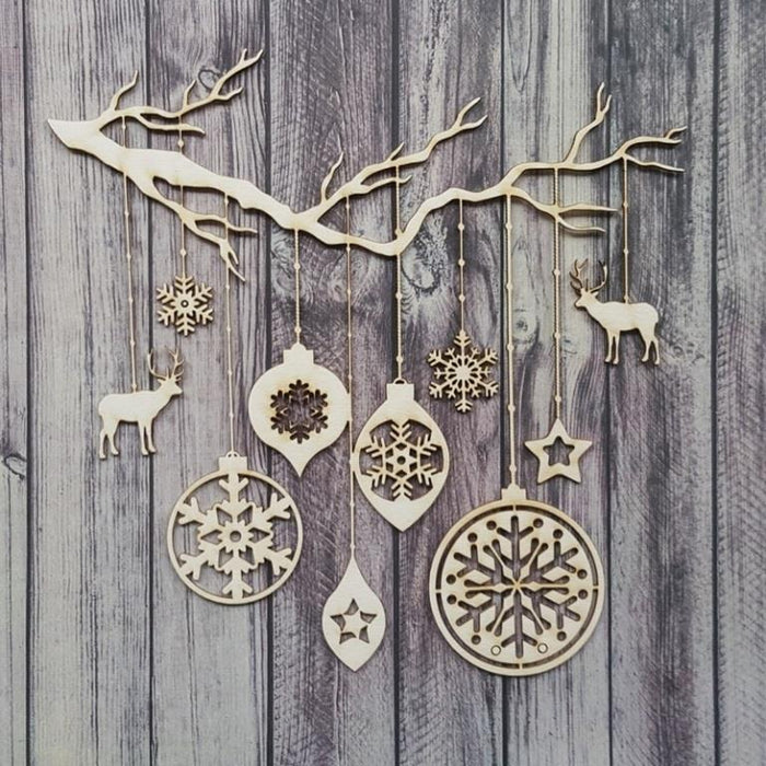 Chipboard - Christmas ornaments