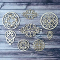 Chipboard - Gothic ornaments - Bastelschachtel