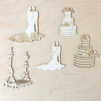 Chipboard - My charmed wedding - Bastelschachtel