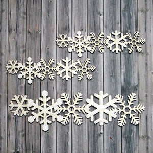 Chipboard - Snowflakes garland - Bastelschachtel - Chipboard - Snowflakes garland