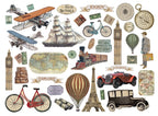 Die Cuts - Around the world - Bastelschachtel - Die Cuts - Around the world