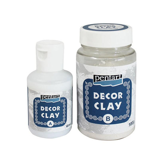 Dekor Clay – Zweikomponenten Gießpulver Set 100g + 40ml - Bastelschachtel - Dekor Clay – Zweikomponenten Gießpulver Set 100g + 40ml