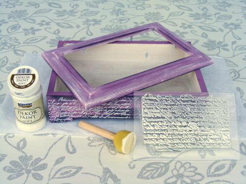 Dekor Paint Soft matt 100ml - brombeere - Bastelschachtel - Dekor Paint Soft matt 100ml - brombeere