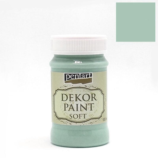 Dekor Paint Soft matt 100ml - country blau - Bastelschachtel - Dekor Paint Soft matt 100ml - country blau