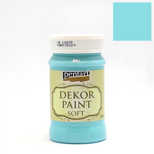 Dekor Paint Soft matt 100ml - morning glory - Bastelschachtel - Dekor Paint Soft matt 100ml - morning glory