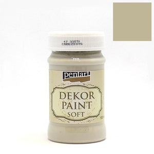 Dekor Paint Soft matt 100ml - vintage beige - Bastelschachtel - Dekor Paint Soft matt 100ml - vintage beige