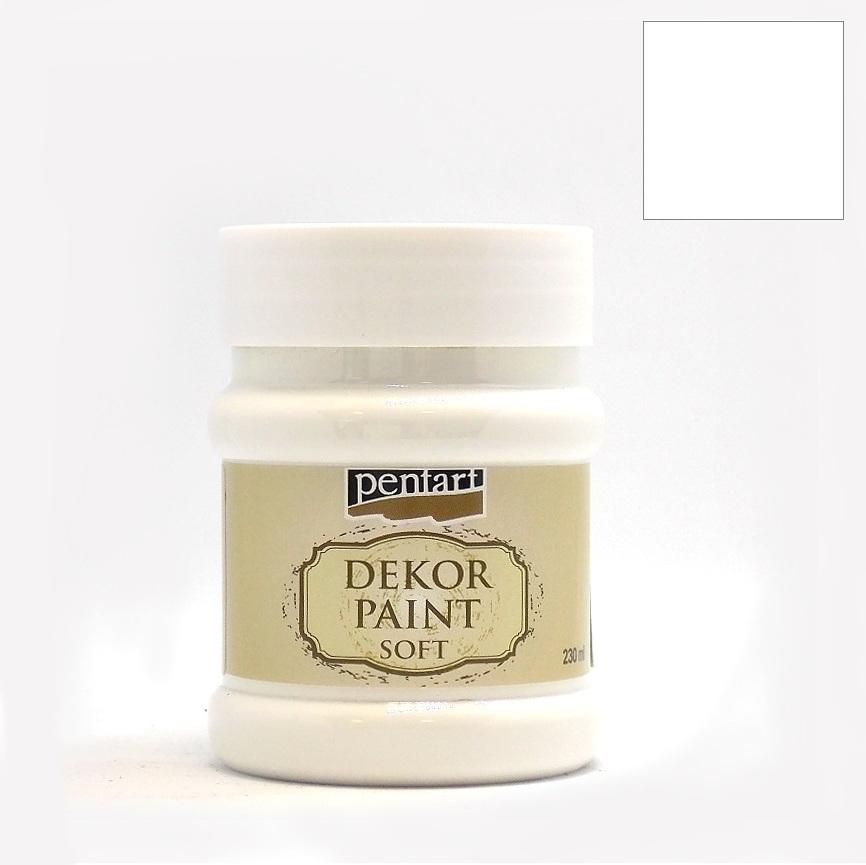 Dekor Paint Soft matt 230ml - weiß - Bastelschachtel - Dekor Paint Soft matt 230ml - weiß