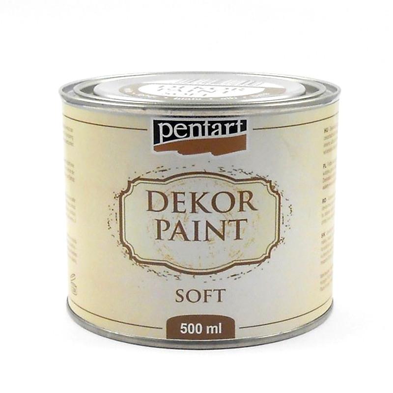 Dekor Paint Soft matt 500ml - weiß - Bastelschachtel - Dekor Paint Soft matt 500ml - weiß