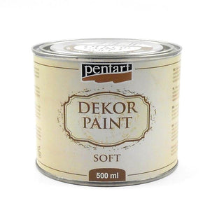 Dekor Paint Soft matt 500ml - weiß - Bastelschachtel - Dekor Paint Soft matt 500ml - weiß