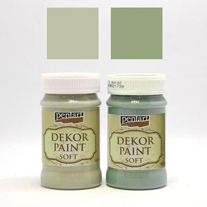 Dekor Paint Soft Set 2x100ml - Set 12. - Bastelschachtel - Dekor Paint Soft Set 2x100ml - Set 12.
