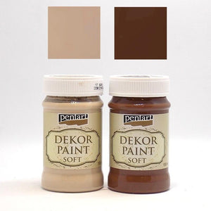 Dekor Paint Soft Set 2x100ml - Set 21. - Bastelschachtel - Dekor Paint Soft Set 2x100ml - Set 21.