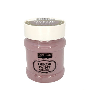 Pentart Dekor Paint Chalky matt 230ml - country lila - Bastelschachtel - Pentart Dekor Paint Chalky matt 230ml - country lila