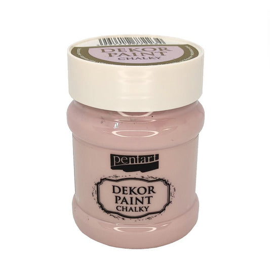 Pentart Dekor Paint Chalky matt 230ml - viktorian pink - Bastelschachtel - Pentart Dekor Paint Chalky matt 230ml - viktorian pink