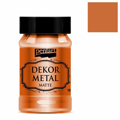 Dekorfarbe Dekor Metal 100ml - bronze - Bastelschachtel - Dekorfarbe Dekor Metal 100ml - bronze