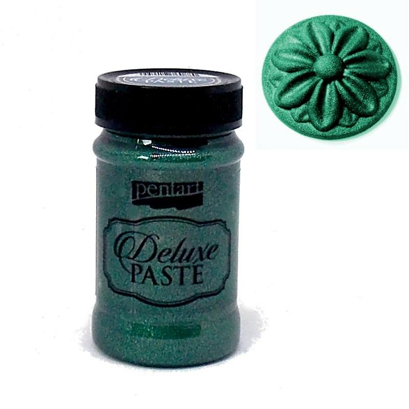 Deluxe Paste 100ml - emerald green - Bastelschachtel - Deluxe Paste 100ml - emerald green