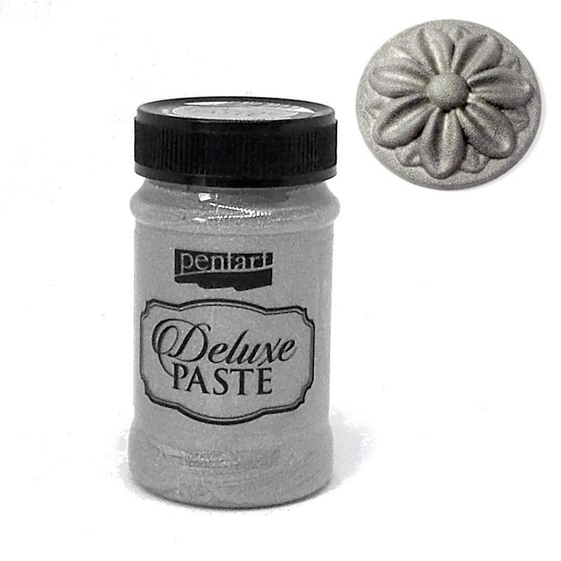 Deluxe Paste 100ml - platina - Bastelschachtel - Deluxe Paste 100ml - platina