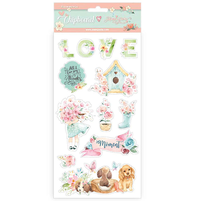 Die Cuts Chipboard 15x30cm - Circle of love