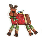 DIY Christbaumschmuck 2-er Set - Schneemann und Elch - Bastelschachtel