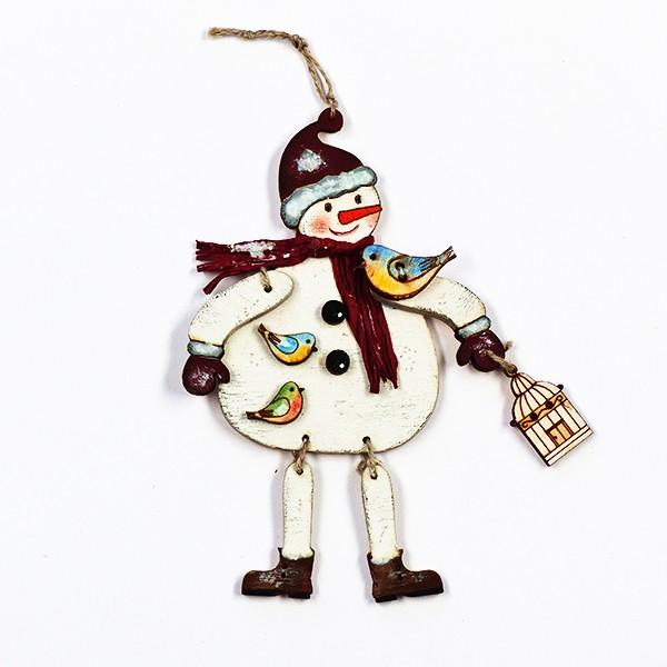 DIY Christbaumschmuck 2-er Set - Schneemann und Elch - Bastelschachtel