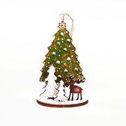 DIY Christbaumschmuck - Elch mit Tanne - Bastelschachtel