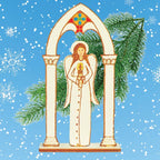 DIY Christbaumschmuck - Engel im Tor - Bastelschachtel