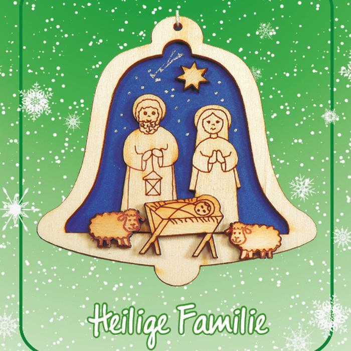 DIY Christbaumschmuck - Heilige Familie - Bastelschachtel