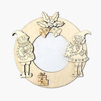 DIY Holzfiguren Kranz - Wichtel - Bastelschachtel