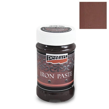 Pentart Eisenpaste 100ml - rotbraun - Bastelschachtel - Pentart Eisenpaste 100ml - rotbraun