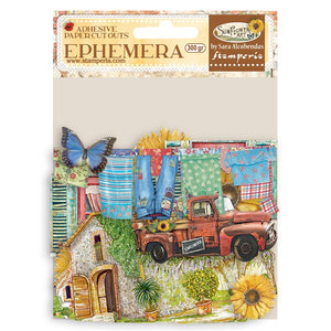 Ephemera - Sunflower Art - Elements and Sunflowers - Bastelschachtel - Ephemera - Sunflower Art - Elements and Sunflowers