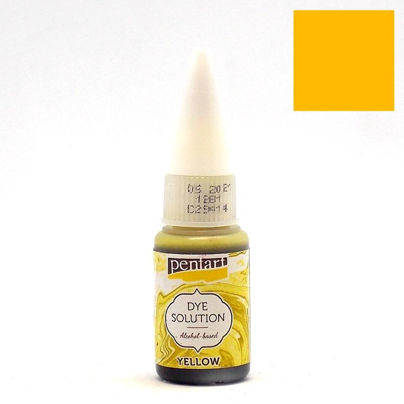 Färbemittel für Elfenbeinharz 10ml - gelb - Bastelschachtel - Färbemittel für Elfenbeinharz 10ml - gelb