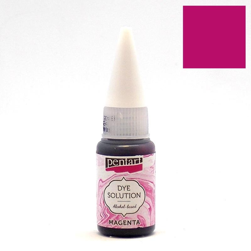 Färbemittel für Elfenbeinharz 10ml - magenta - Bastelschachtel - Färbemittel für Elfenbeinharz 10ml - magenta
