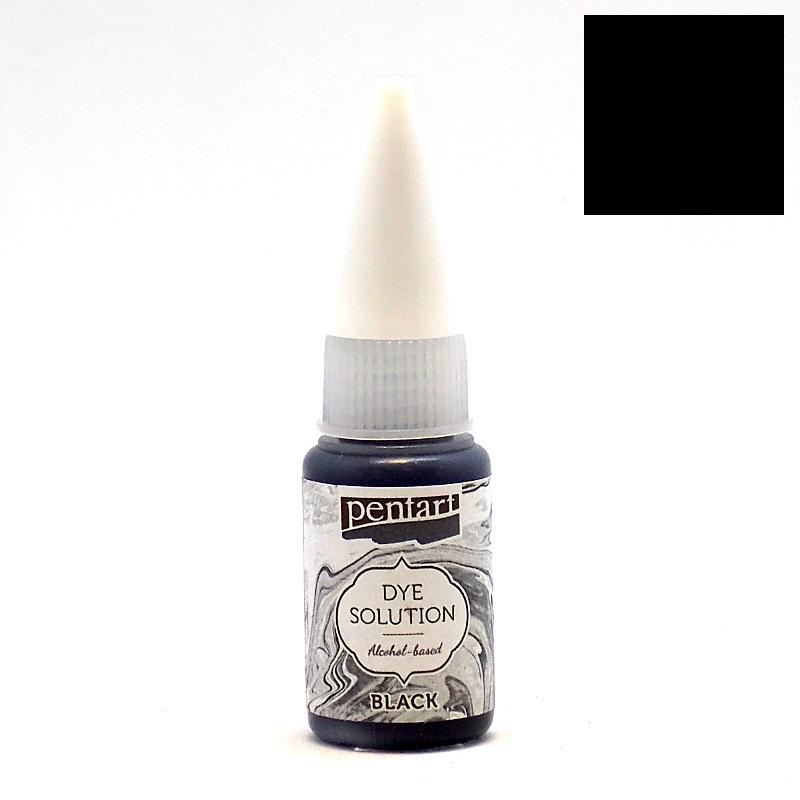 Färbemittel für Elfenbeinharz 10ml - schwarz - Bastelschachtel